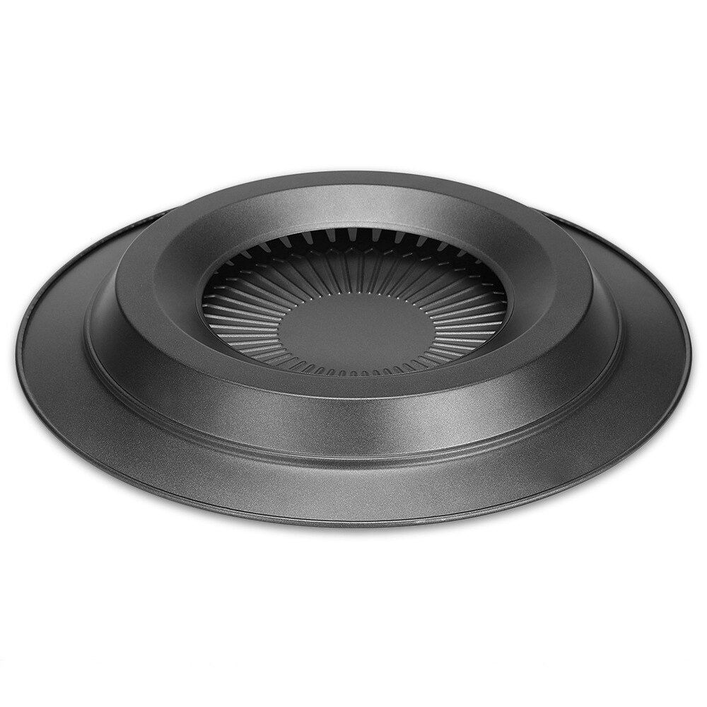 32cm Round Iron Korean BBQ Grill Pan Non-stick Barbecue Kitchen Cooking Plate Portable Outdoor BBQ Grill Accessories Tools