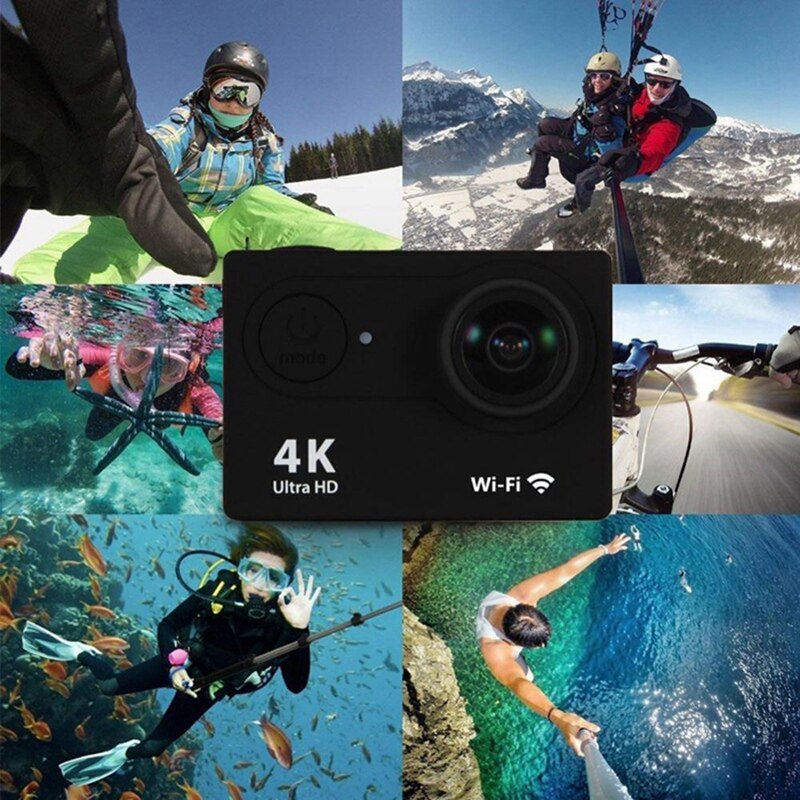 Ultra HD 4K / H9R Action Camera Wifi 2.0Inch 170D Underwater Waterproof Cam Helmet Vedio Sport Pro Outdoor Cam