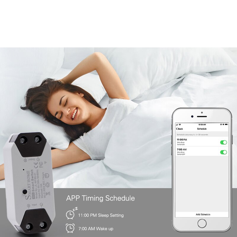 DIY tuya WiFi Smart Light Switch Universal Breaker Timer Smart Life APP Wireless Remote Control Works with Alexa Google Home