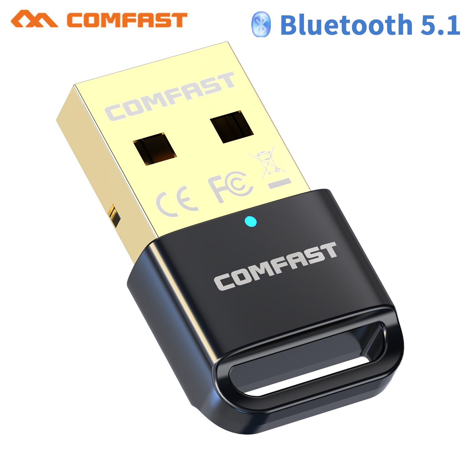 Gratis Driver Usb Bluetooth 5.1 Adapter Bluetooth Ontvanger Zender 2 In 1 Voor Pc Ondersteuning Windows 10/7/11 Dongle voor Headsets