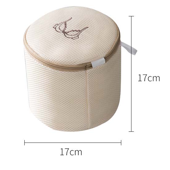 Embroidery Washing Bags Mesh Polyester Laundry Bag Portable Net Bra Wash Basket Organizer For Underwear Clothing Laundry Bag: Bra bag