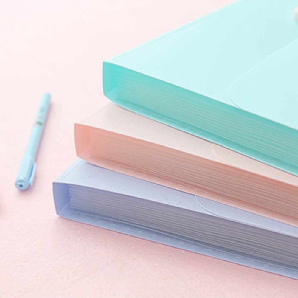 A4 Expanding File Folder 13 Grids Document Office Supplies Business Organizer Stationery File Bag Pouch Receipt Folder