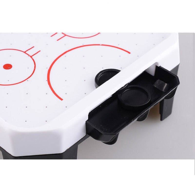 Tafelblad Air Hockey Tafel Mini Arcade Air Tafel Top Spel Voor Kinderen, Tieners, en Volwassenen Batterij-Operated Geen Inclusief Batterij