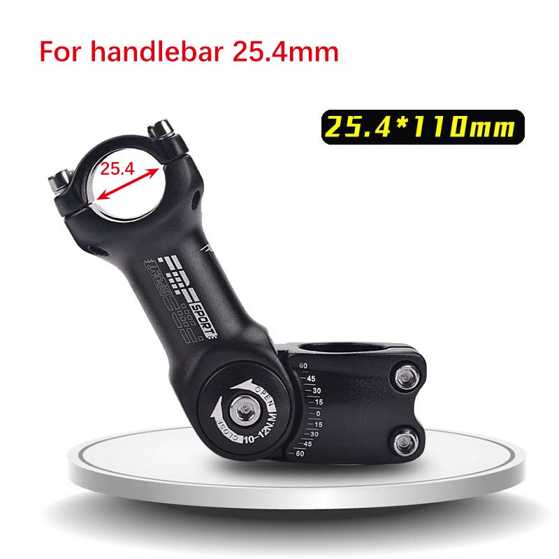 FMF Bike Stem adjustable angle stem 25.4mm 31.8mm handlebar height increase riser stem mtb mountain bike road