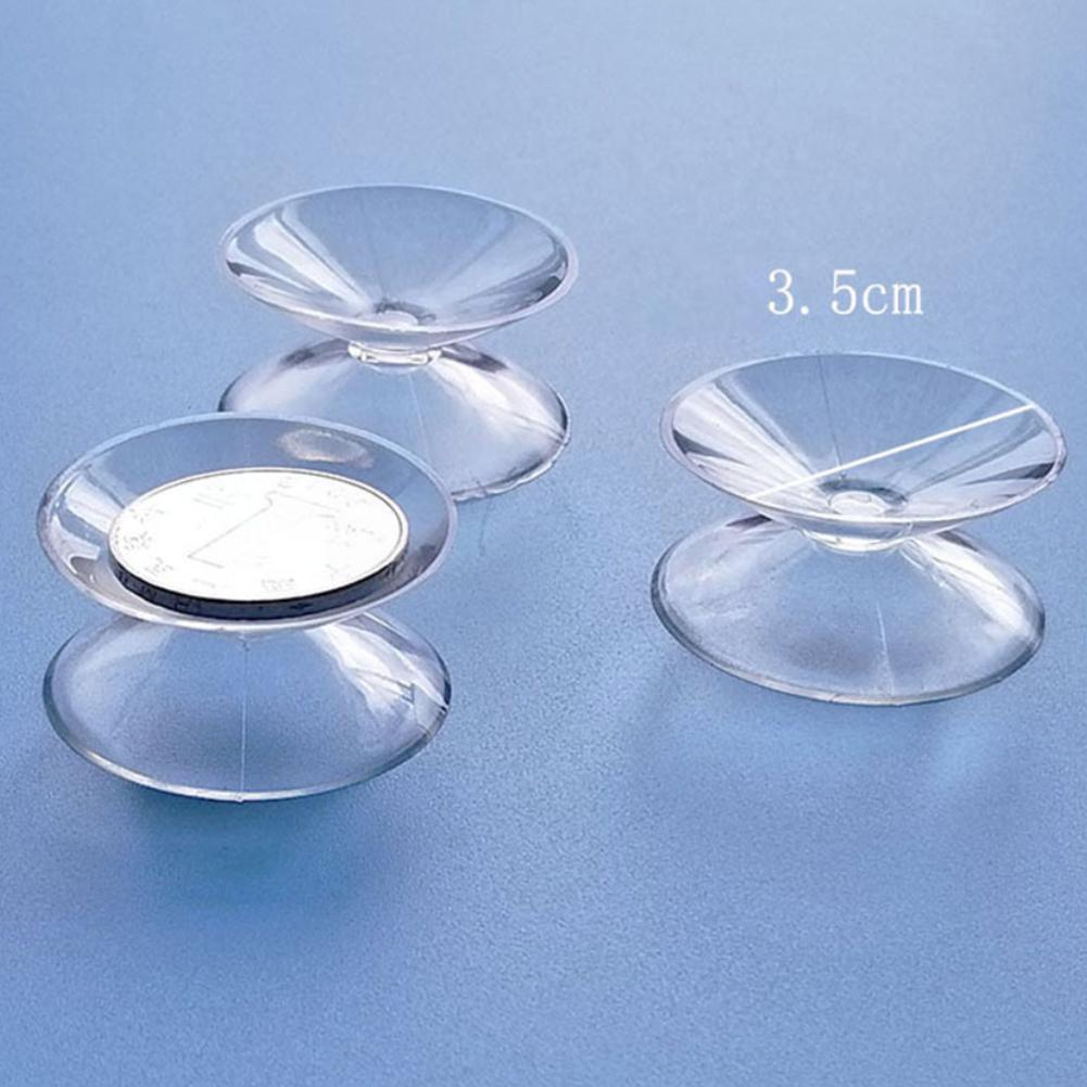 5pcs Transparent Suction Cup Pvc Strong Vacuum Suckers Wall Car Clear Kitchen Cups Suction Hooks Bathroom Window W4f1