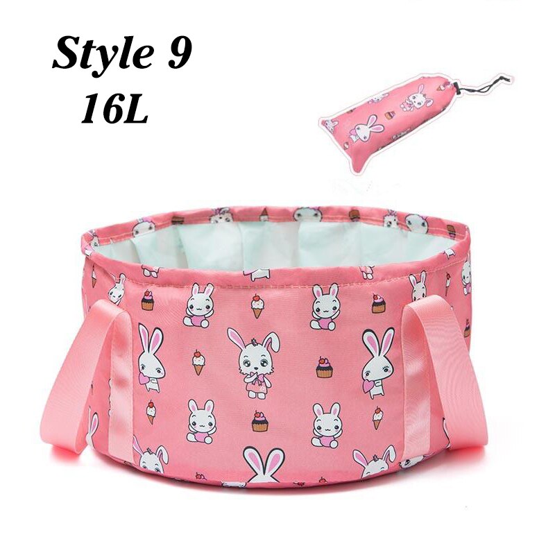 Składana umywalka podróżna umywalka kempingowa wiadro wędkarstwo składana umywalka kąpiel stóp zlew koszyk na pranie Spa kąpiel stóp wiadro do kąpieli: Styke 9