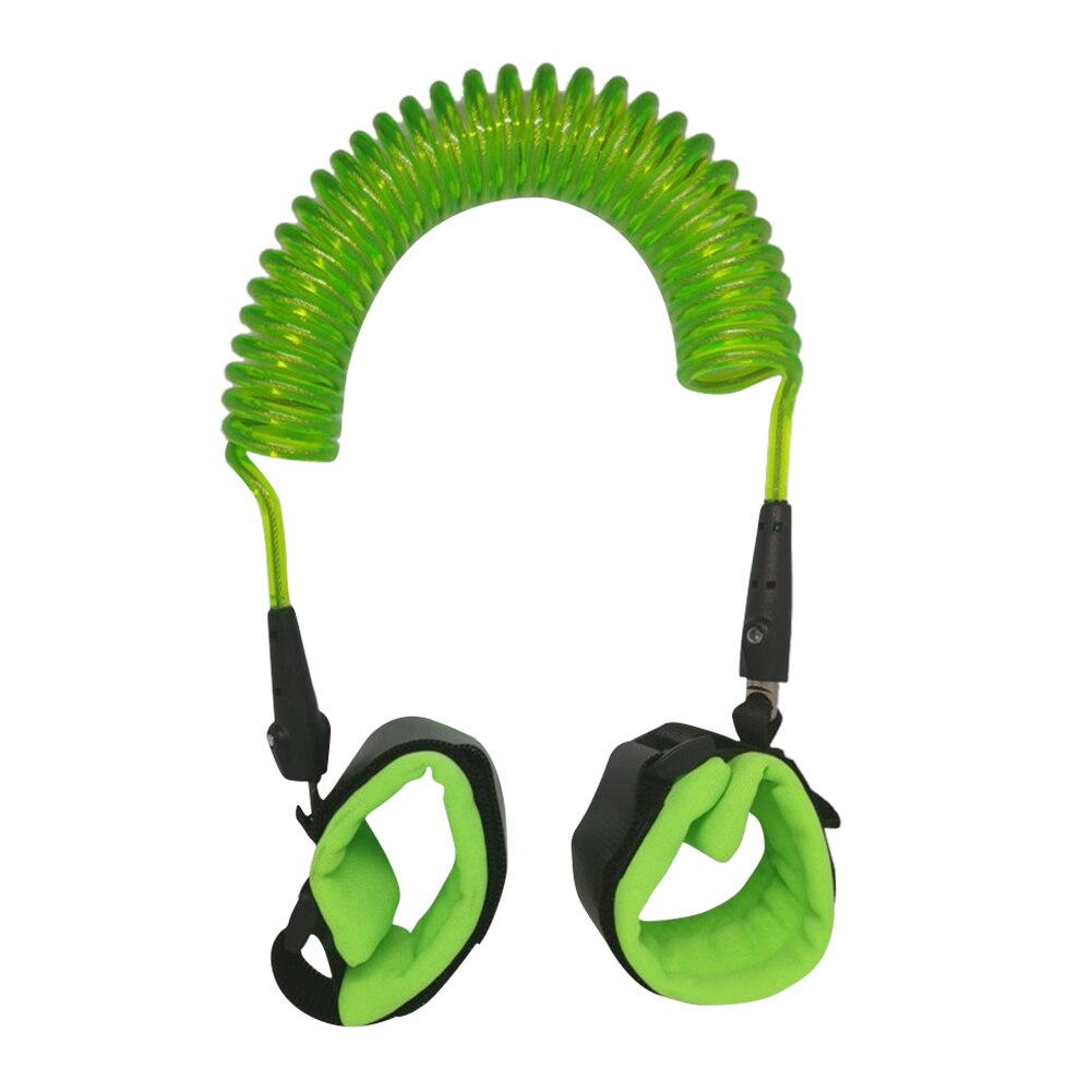 2.5m 360 degrés rotation bébé Bracelet Anti-perte enfants sécurité harnais poignet laisse Anti-perte ceinture lien enfants poignet lien corde: green
