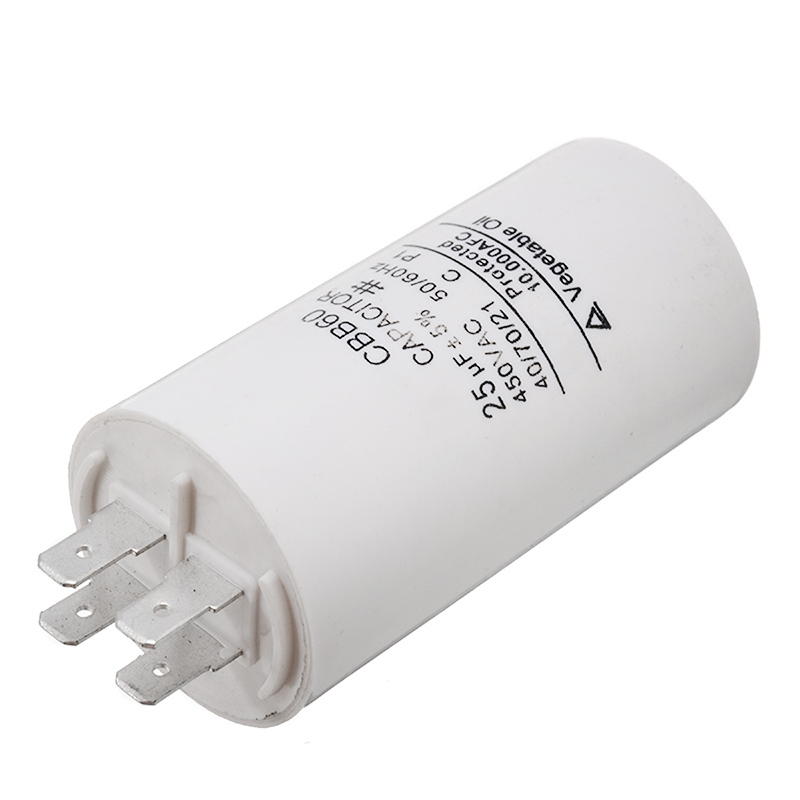 Uniwersalny silnik 25uf kondensator CBB60 kondensatory rozruchowe pompy wodnej 450V silniki AC