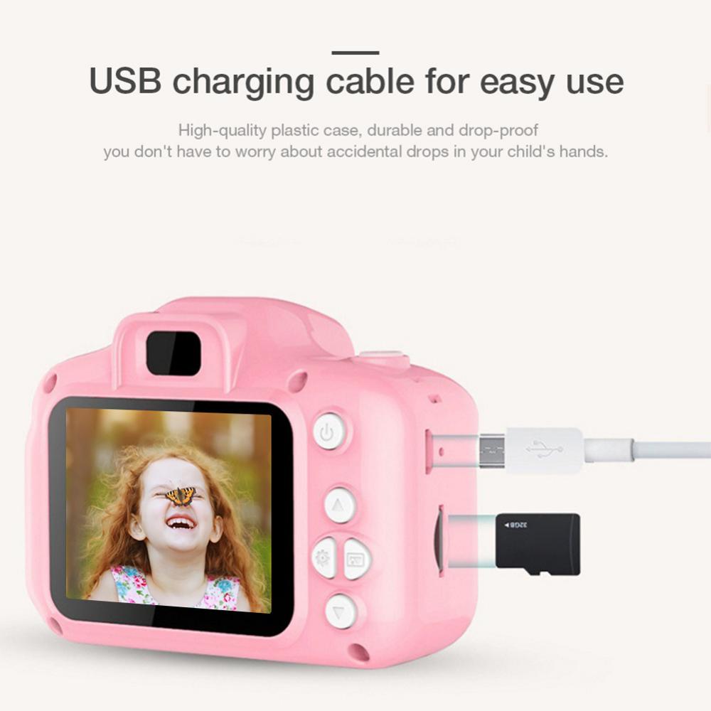 3 Colors Kids Digital H D 1080P Video Camera 2.0 Inch 1300w px Color Display Children Baby