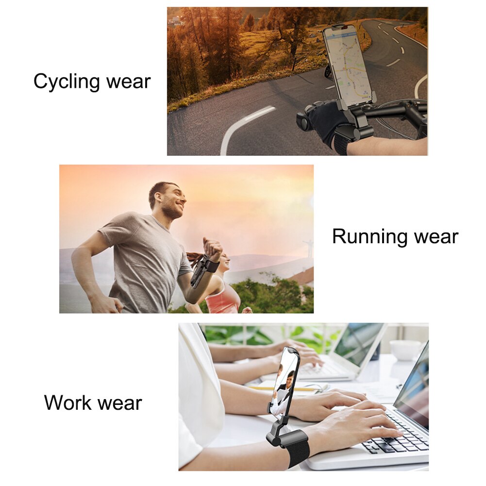 Universal 360 Degree Rotatable Running Armband Outdoor Sports Multifunctional Riding Portable Mobile Phone Holder Lazy Invisible
