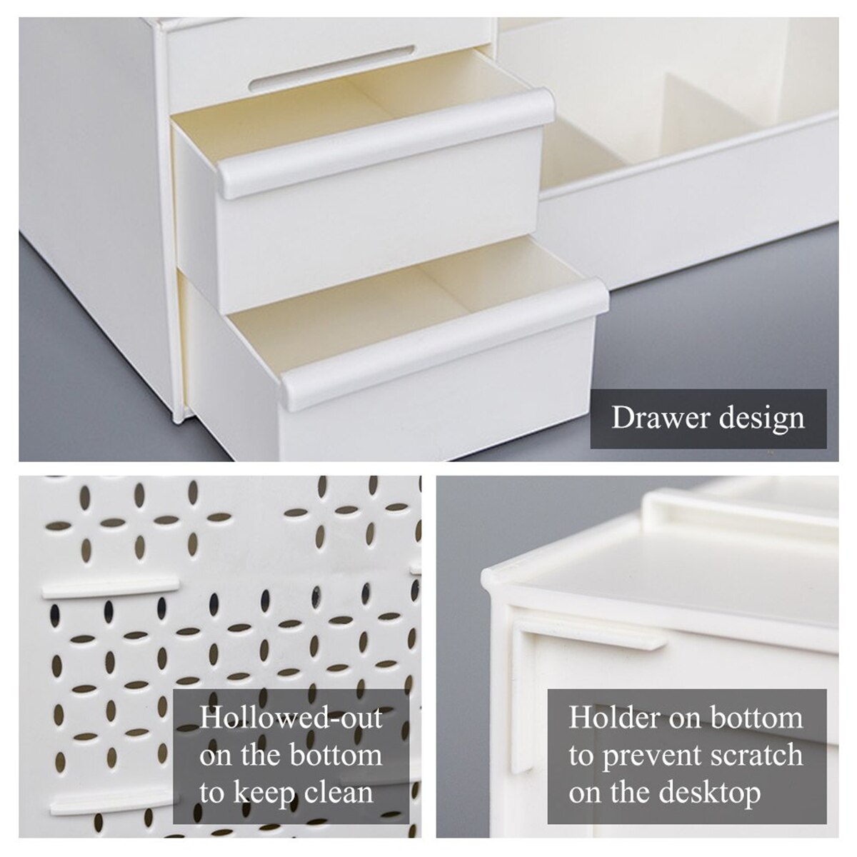 Makeup Organizer Dressing Table Makeup Box Organizer For Cosmetics Storage Makeup Jewelry Storage Box Desktop Table Organiser