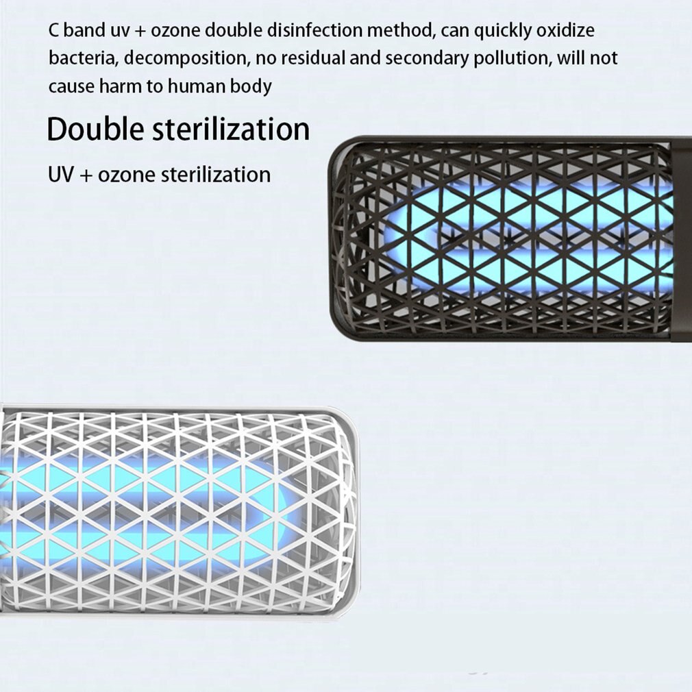 Xiaomi USB Home UV Disinfection Lamp Ultraviolet + Ozone Germicidal Lamp Portable Rechargeable Deodorant Household Disinfection