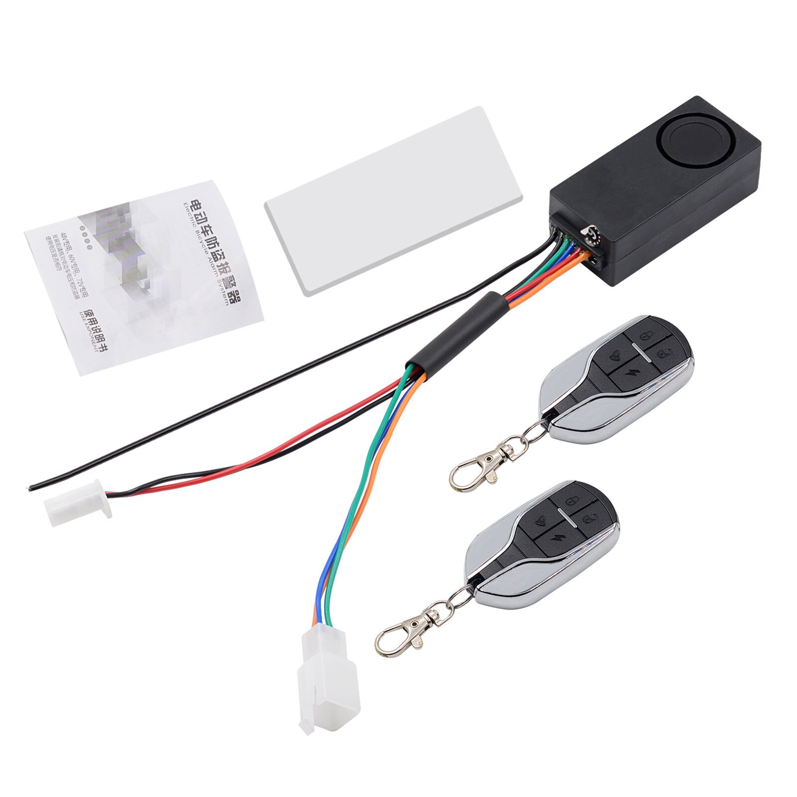 Sistema de alarma de seguridad para motocicleta, antirrobo con arranque remoto, Sensor de alarma de advertencia antirobo, Control remoto, corte de aceite/circuito