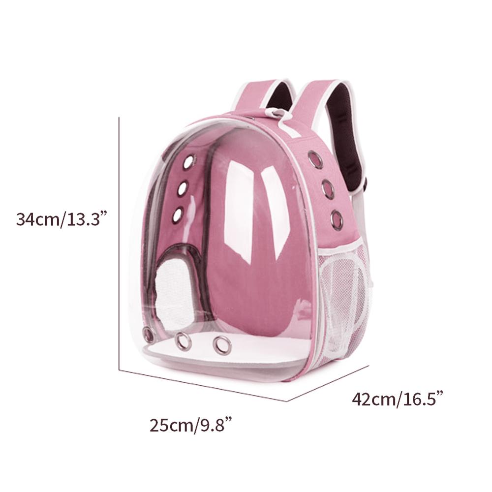 Sac de transport pour chat sac à dos pour chat respirant petit sac de transport pour animaux de compagnie sac de voyage extérieur sac à dos transporteur pour chats chiens espace Transparent
