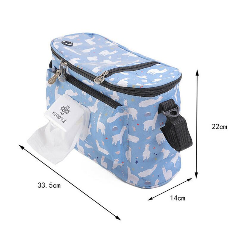 Universel bedste holder baby opbevaring arrangør buggy taske klapvogn tilbehør