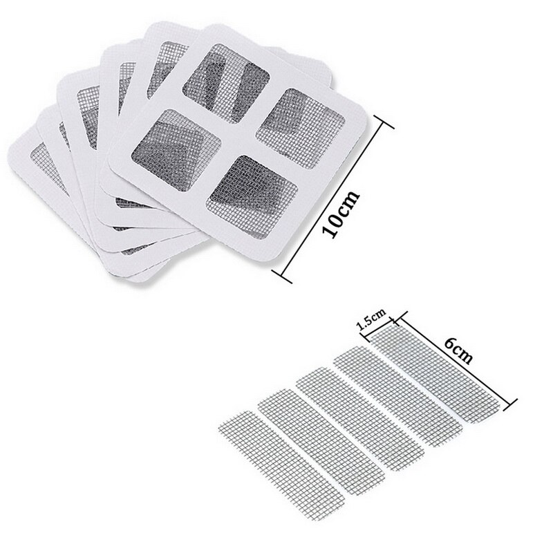 Adhesivo de malla para ventana y hogar, Parche de red para reparación de insectos voladores y Mosquitos