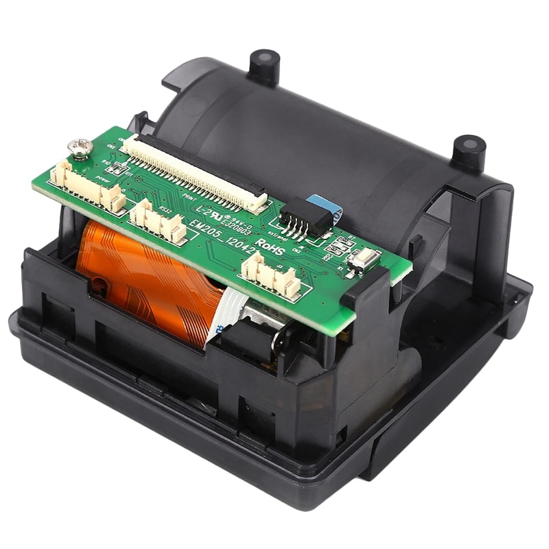 Goojprt Qr203 58Mm Micro-Mini impresora térmica integrada Rs232 + Ttl Panel Compatible Eml203 para el código de barras del billete de recepción