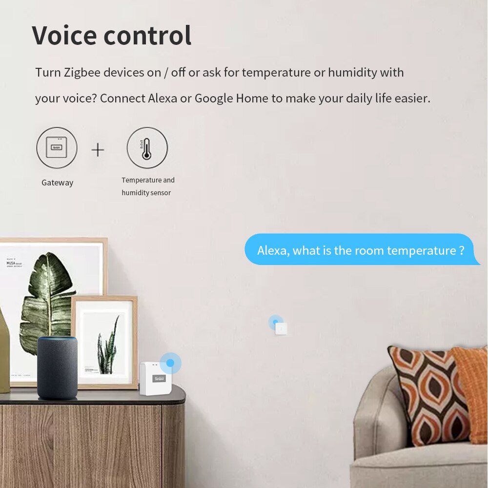 SONOFF Zigbee Bridge Temperature And Humidity Sensor Motion Sensor Window Sensor Zigbee Switch Smart Home Work With Google Home