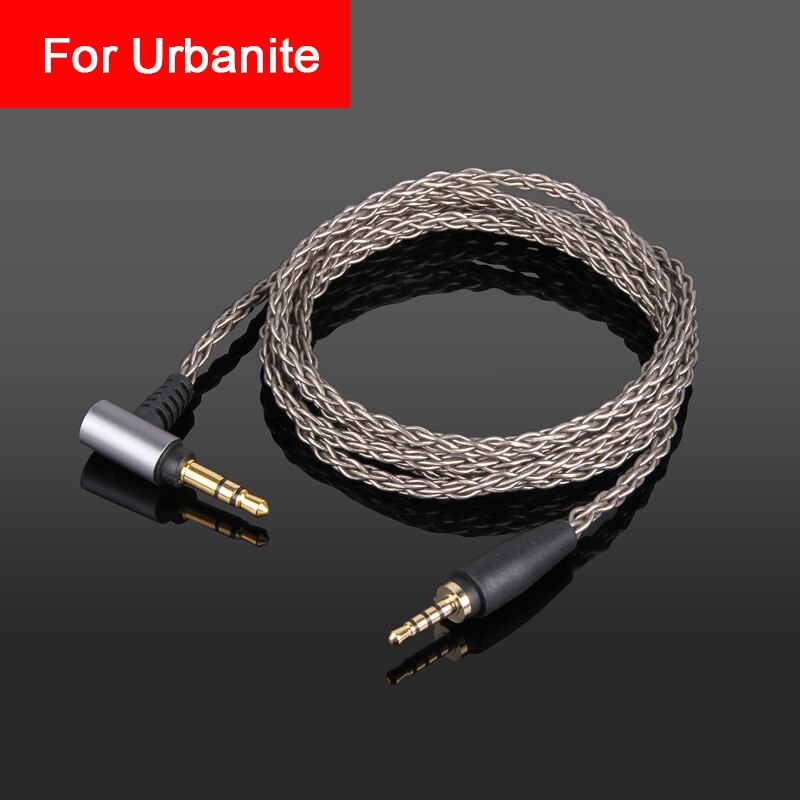 Câble plaqué argent en cuivre monocristal, pour Sennheiser/élan/urban HD400s HD458/450BT HD598 HD558 HD598se