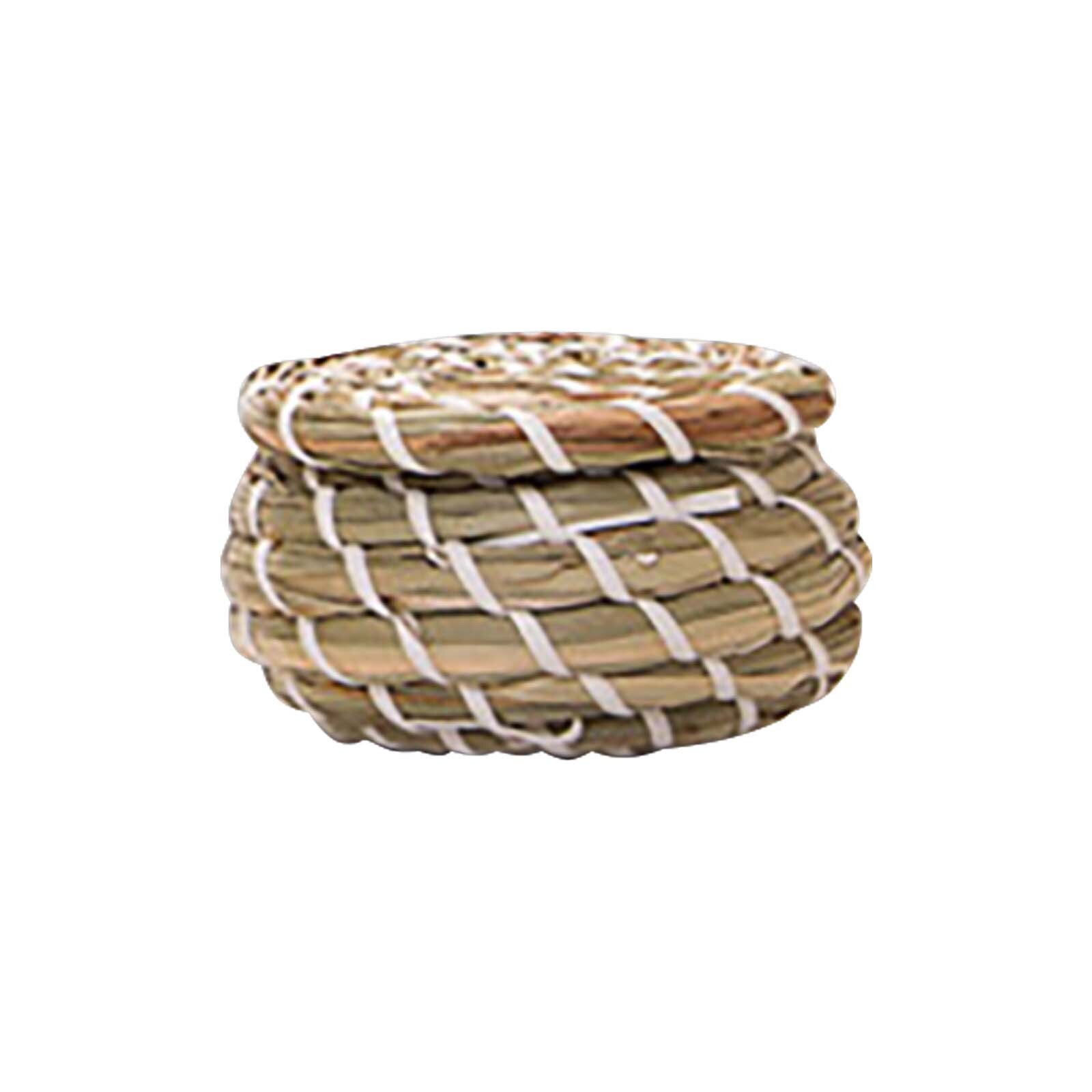 25# Handmade Rattan Storage Baskets Household Items Snacks Fruit Debris Laundry Willow Storage Baskets Sundries Organizer Box