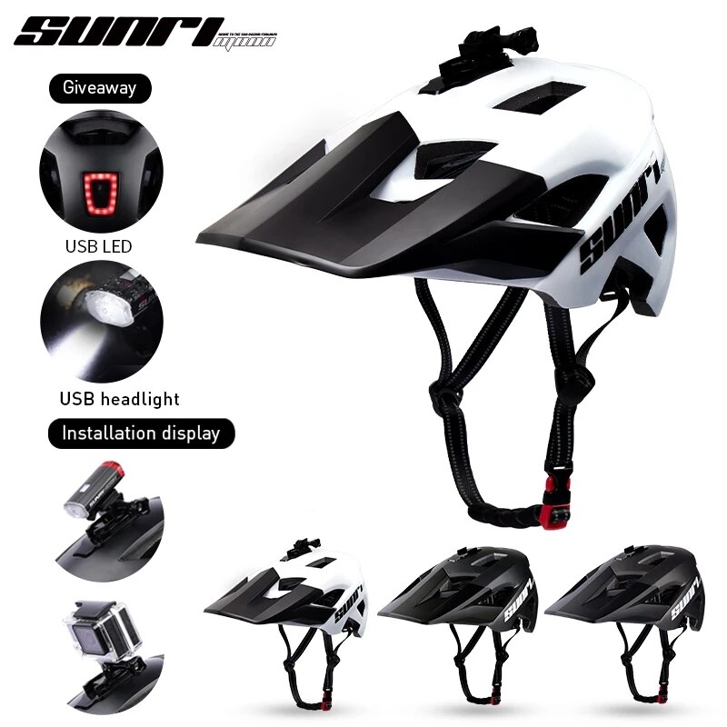 SUNRIMOON Ultralight Road Mountain MTB Bike Helmet casco de ciclismo.casco mtb.casco bicicleta Outdoor Bicycle Riding Helmet