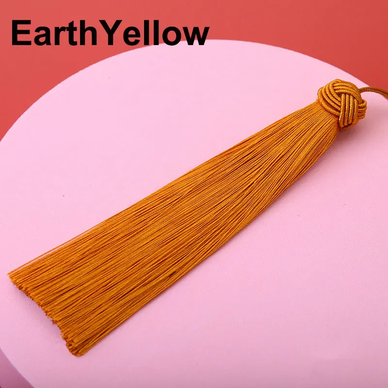 1/2 Stuks 14Cm Kwastjes Ananas Cap Kwast Handgemaakte Zijdeachtige Kwastjes Voor Sieraden Maken Handwerk Diy Bladwijzer Benodigdheden: M / Donkere Koffie