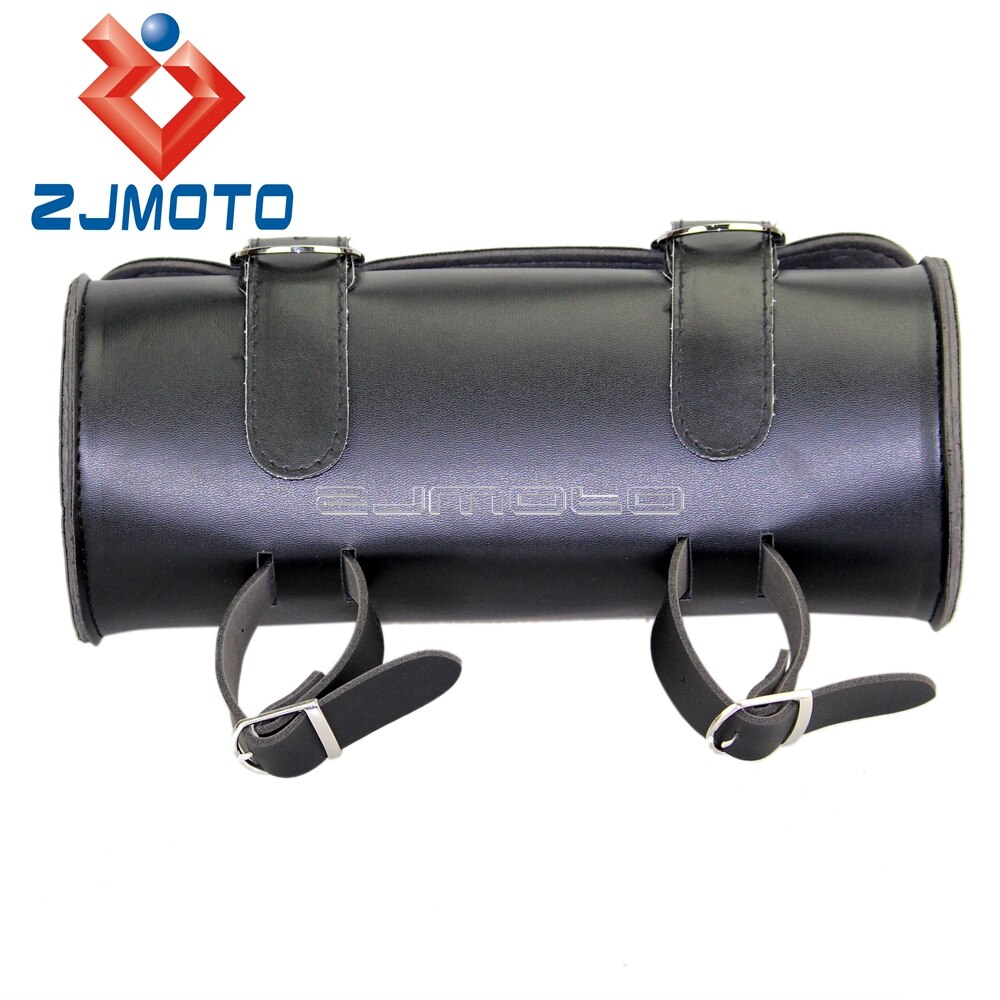 Motorcycle Front Fork Tool Bag Luggage Saddle Side Bag For Harley Cafe Racer Bobber Chopper