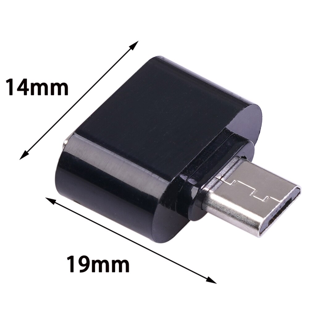 Micro-usb-datenkabeladapter für android-handys, usb- 2.0 to -usb-otg-anschlusskonverter für android-handys, maus und tastatur