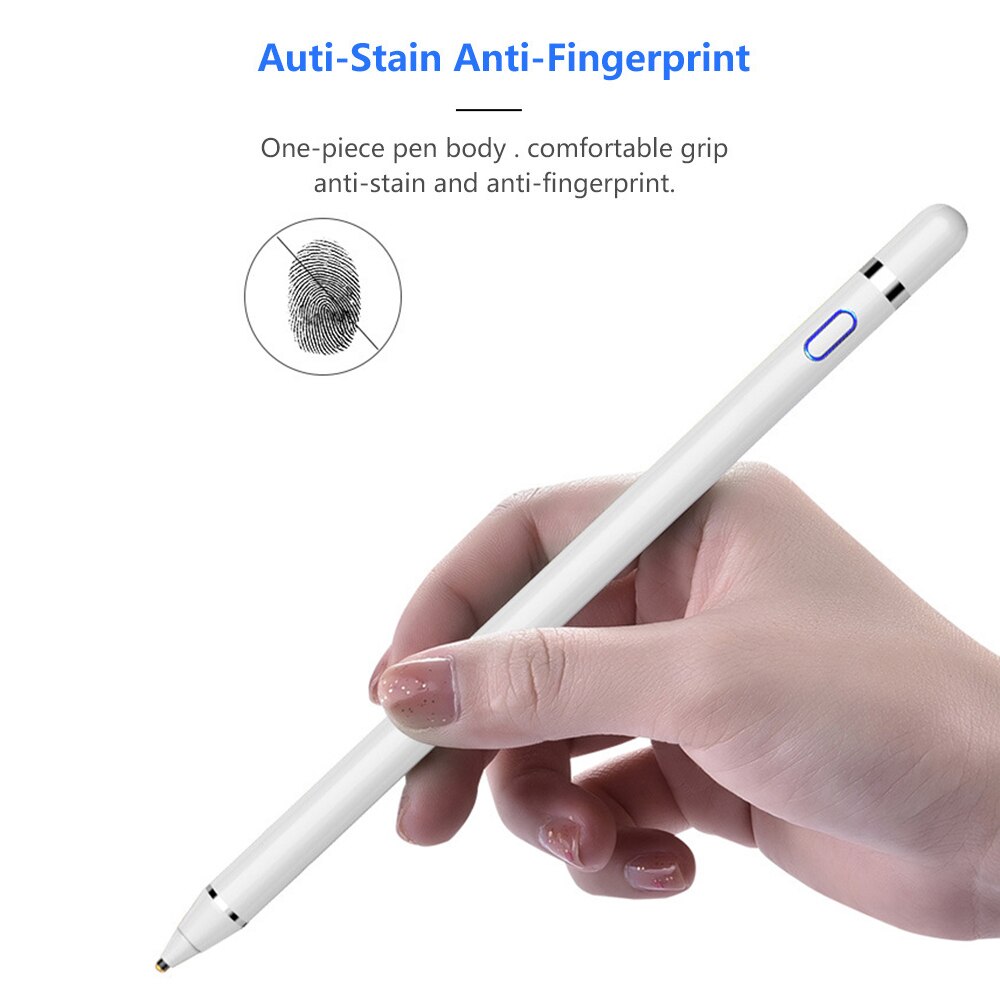 Stylet capacitif universel écran tactile stylo paume 1.45mm stylo intelligent pour Apple iPad Pro téléphone stylo intelligent stylet crayon tactile stylo