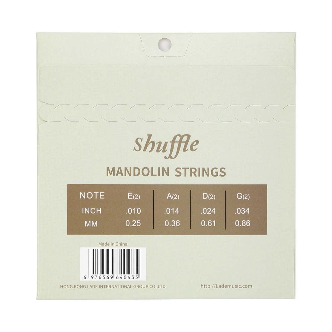 Irin 8-- strengs mandolin gitarstrenger sølvbelagt rustfritt stål kobberlegering viklet mandolinstrenger gitardeler tilbehør