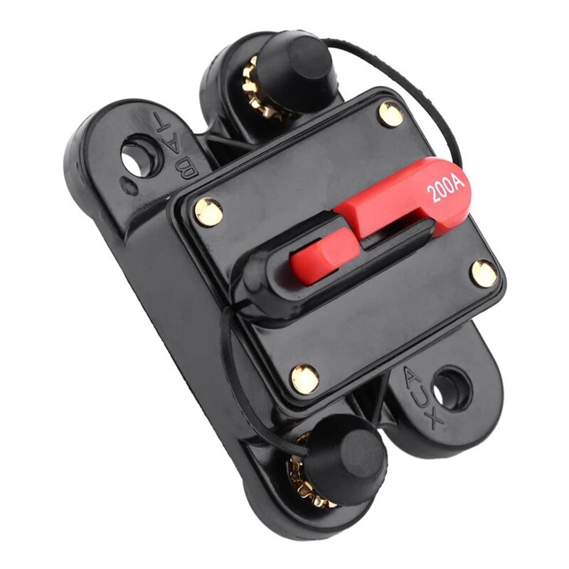 12V-24V DC 200 Amp Circuit Breaker for Car Marine Boat Bike Stereo o