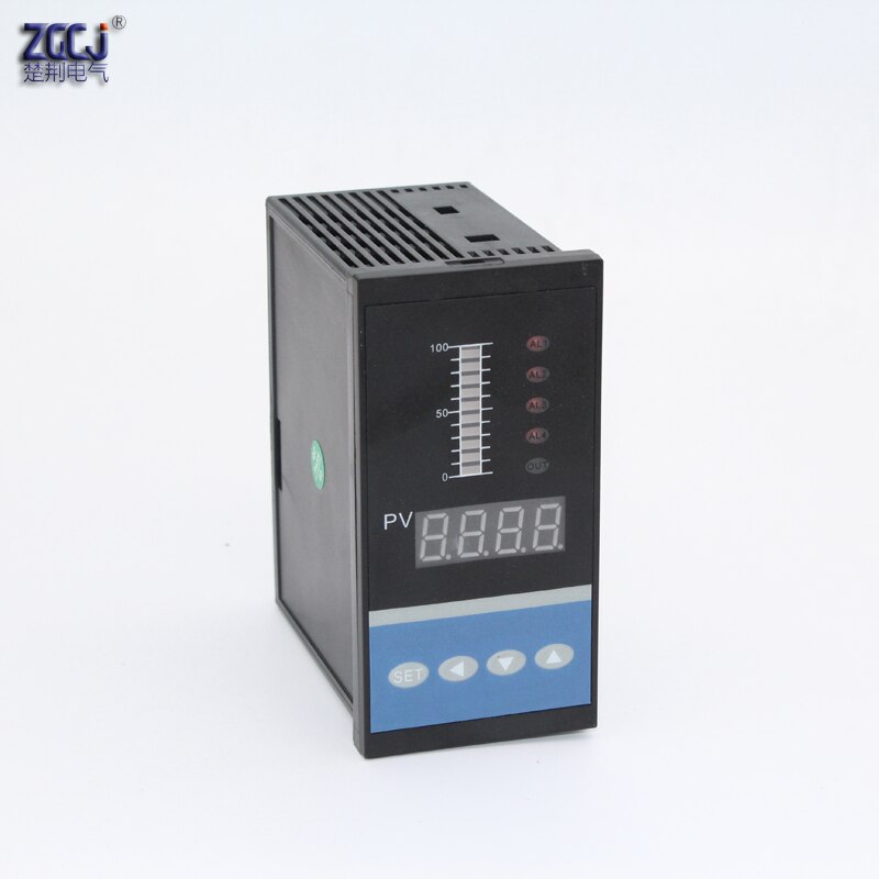 0-10V DC input water liquid level pressure controller with 4 ways alarm and DC24V Feed voltage output water liquid level meter