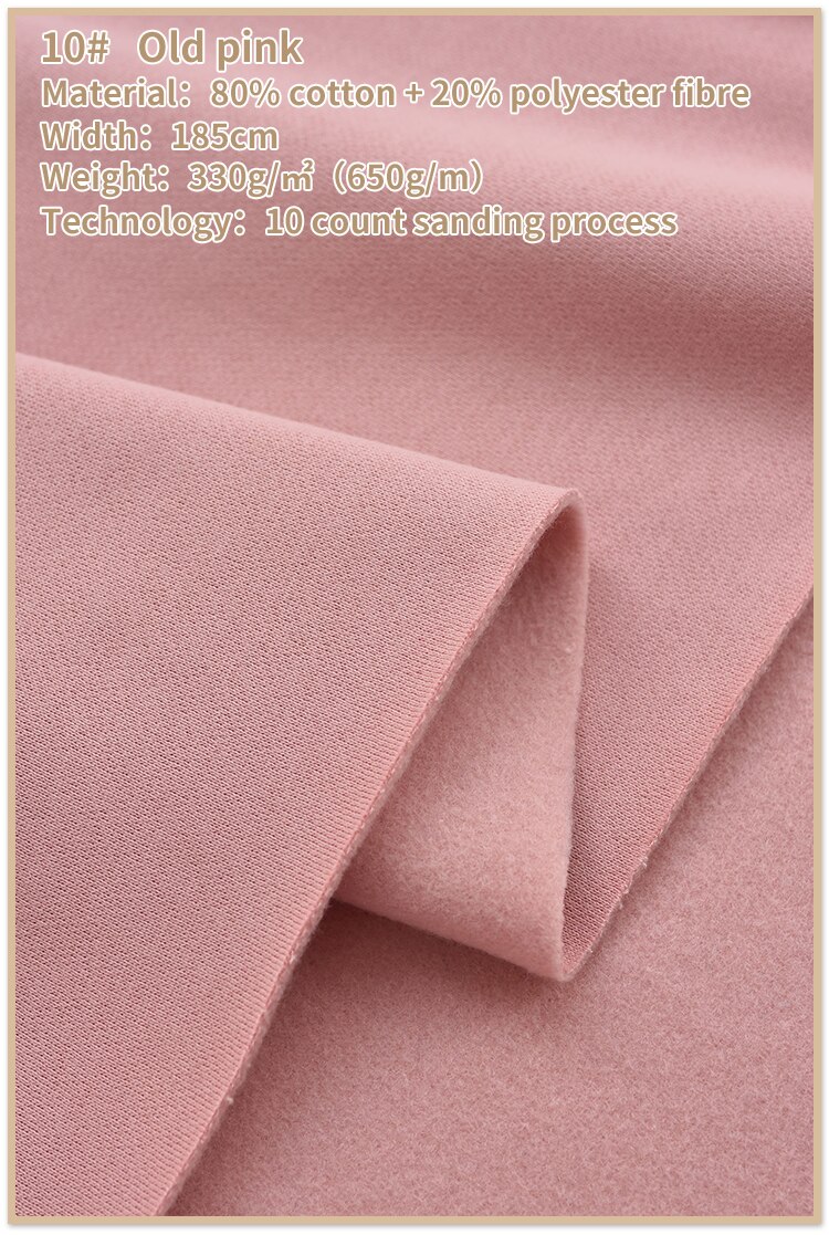 Tissu polaire tricoté et givré 185x50cm, nouveaux vêtements de sport d'automne et d'hiver, tricot et épais: 10