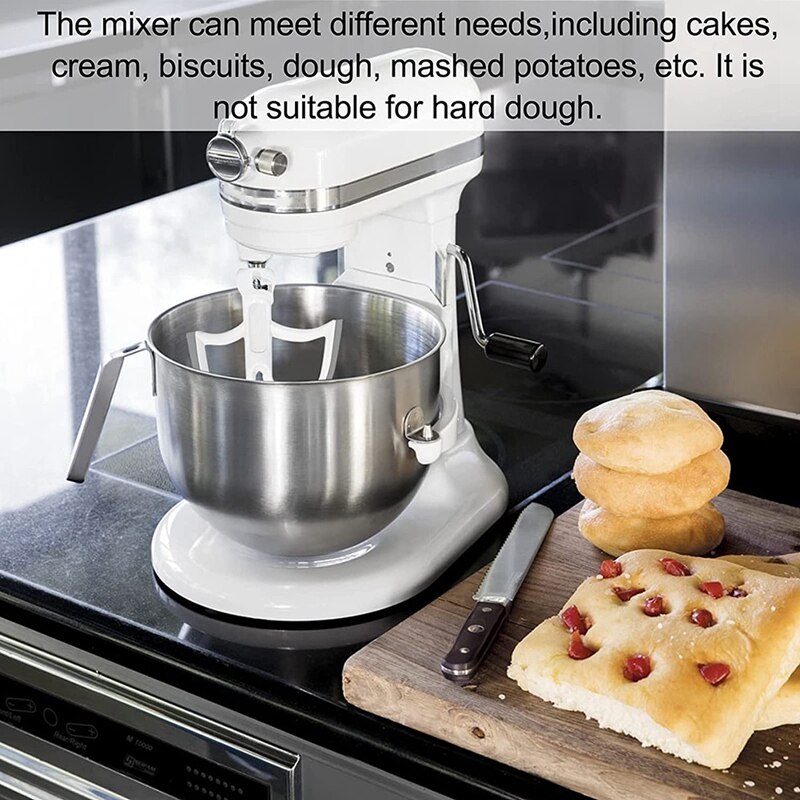 Flex Edge Beater Compatible for Kitchenaid 6-Quart Bowl-Lift Stand Mixers, Attachments for Accessories
