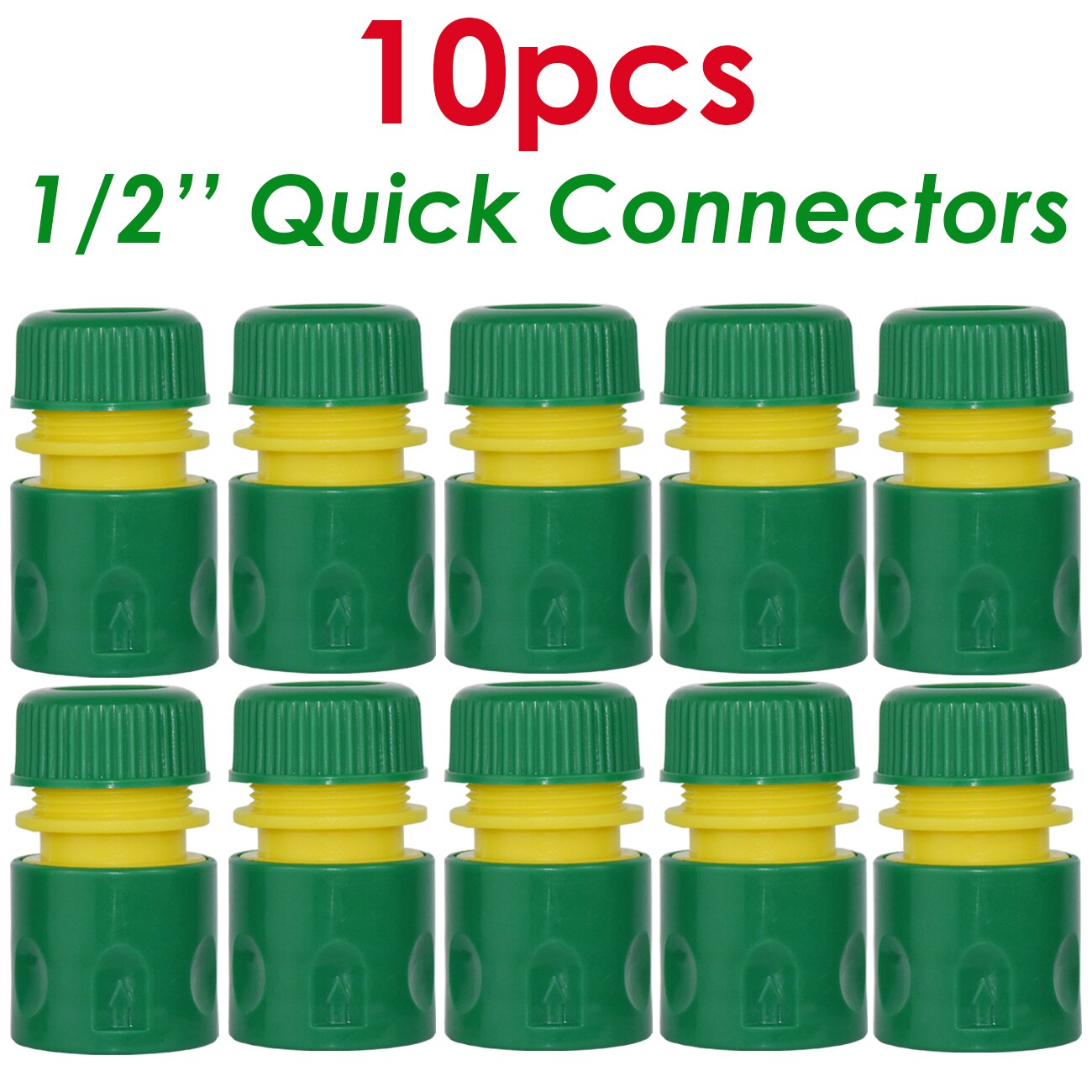 KESLA 1/2 cal wąż kran ogrodowy przewód węża wodnego 16mm szybkie złączka w/ 1/2 ''i 3/4'' adapter robić naprawy podlewanie cieplarnianych: KSL01-304-10szt