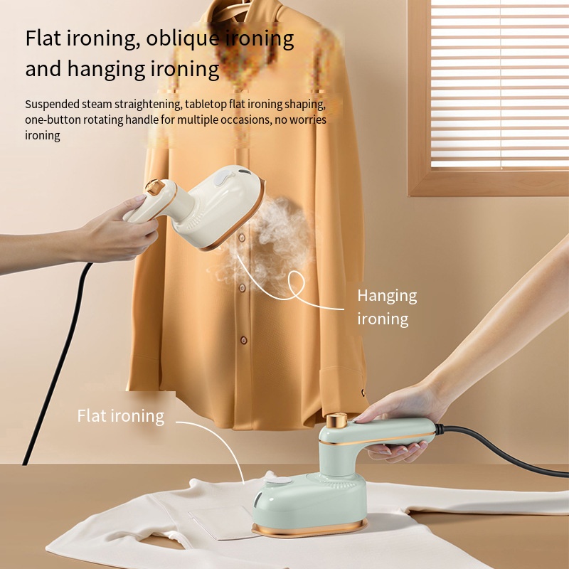 mini parownica robić ubrań, przenośne żelazko parowe robić użytku domowego i w podróży, robić prasowania ubrań, żelazko robić prasowania na mokro i na sucho.