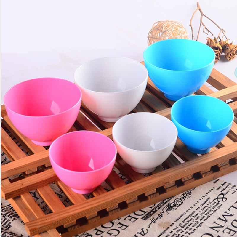 Recipiente de plástico antigotas para mascarilla, cuencos de medición para Sal, salsa, azúcar, mantequilla