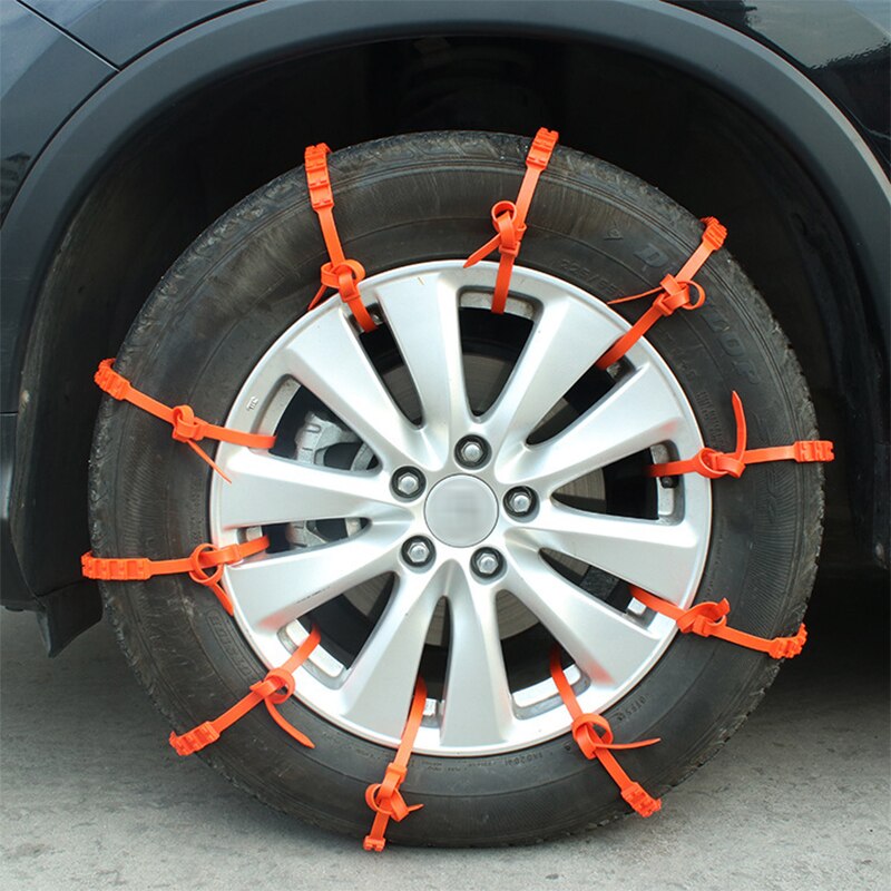 ZD 10X/set Car Styling Winter Anti Slip Snow Chains For Volvo S60 V70 XC90 Subaru Forester Peugeot 307 206 308 407 Accessories