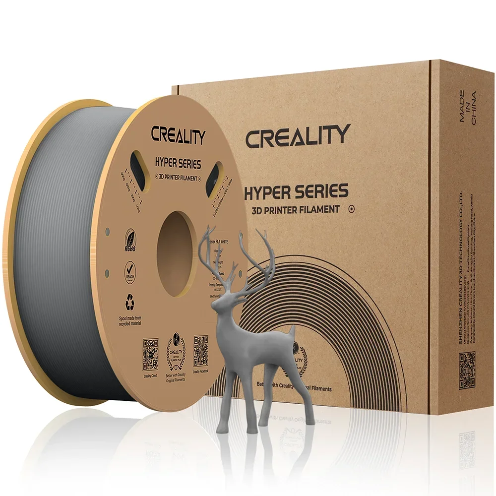 Creality PLA Filament Pro Hyper PLA High Speed 3D Printer Filament 1.75mm 1kg for Creality K1/K1 Max/Ender-5 S1: PURPLE