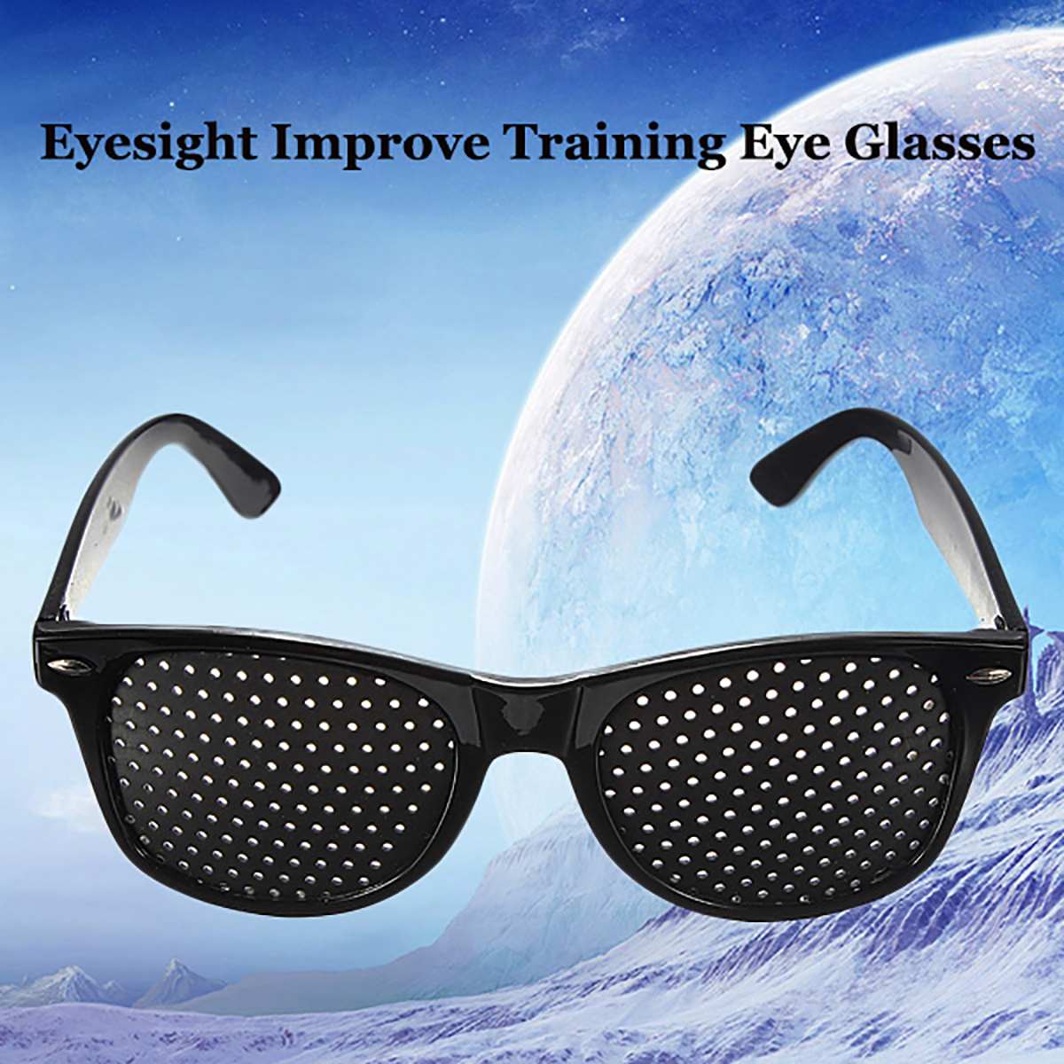 Unisex Vision Care Pinholes Eye Exercise Eyeglasse... Grandado