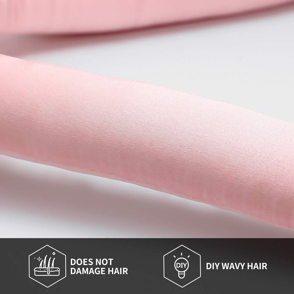 Heatless Curls Overnight Hair Rollers Soft Hair Curlers Sleeping Curling Rod Headband Ribbon Waves Hair Curler Without Heat