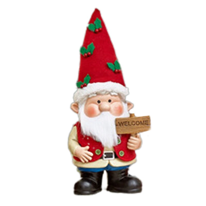 Funny Christmas Gnomes Peep Yard Sign with Stakes Outdoor Decorations for Garden Patio Home Wall Decor Walkway: Red