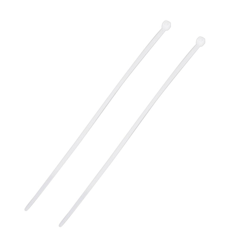6 Inch Nylon Cable Ties in Black and White, 200 Pieces