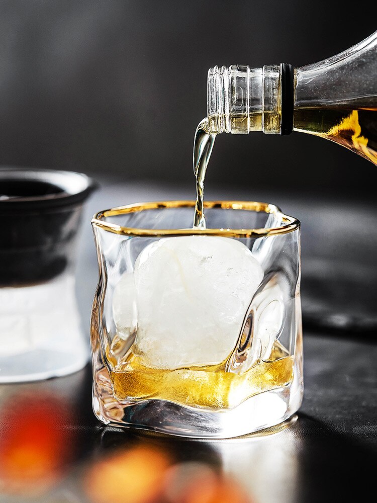 Oussirro ultra helder kristal whisky glazen beker wijn brandewijn likeur bier water dikker wijnglas voor thuis bar feest