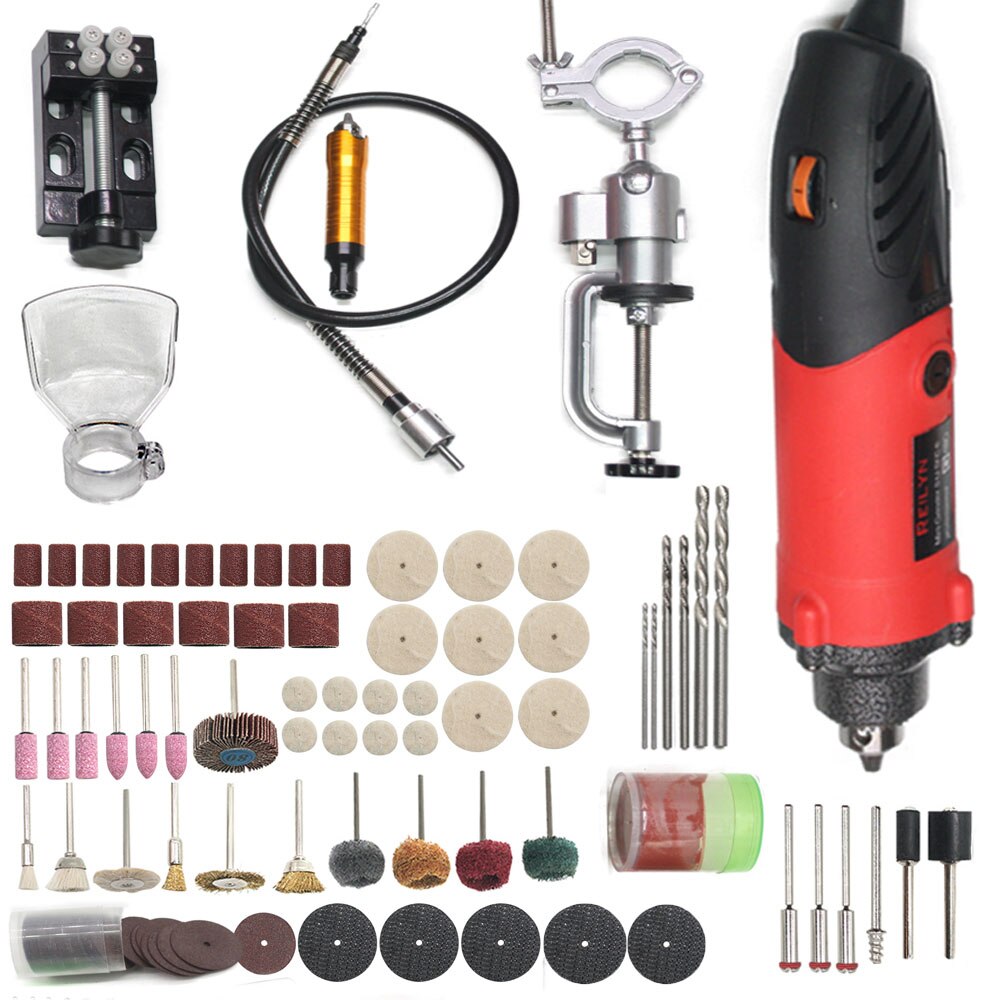 240W small Grinder dremel handy drill 8000-30000rpm mini grinders machine 0.5-6.5mm clamping chuck for dremel