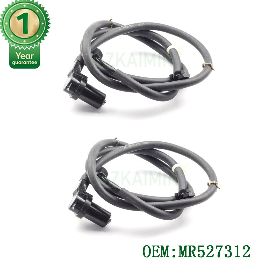 Sett 2 foran venstre  MR527311 & foran høyre  MR527312 hjul hastighetssensor abs sensor sensor til mitsubishi outlander lanser