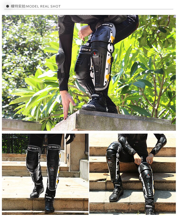 Vemar – genouillères de Protection pour Motocross Enduro, Protection anti-feu pour hommes