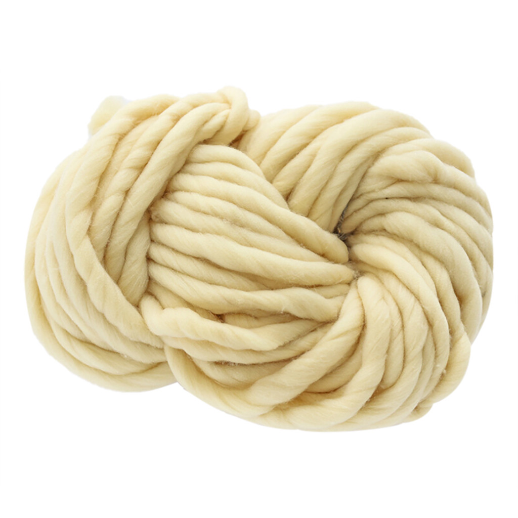 250G Super Breien Deken Chunky Garen Dikke Arm Zwervende Omvangrijk Merino Wol Garen Haak Draad Breien Dekens Hoed Sjaal # YL1: Khaki 