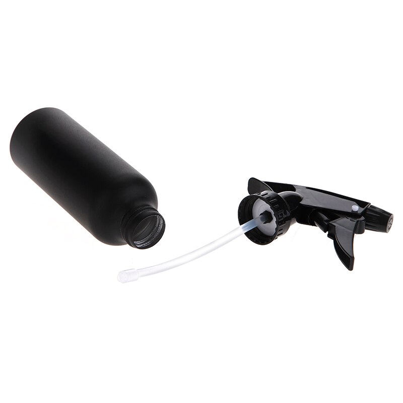Atomizador de Spray negro de 200ml, botella vacía de agua para peluquería, mate, herramientas de peluquería, aplicador