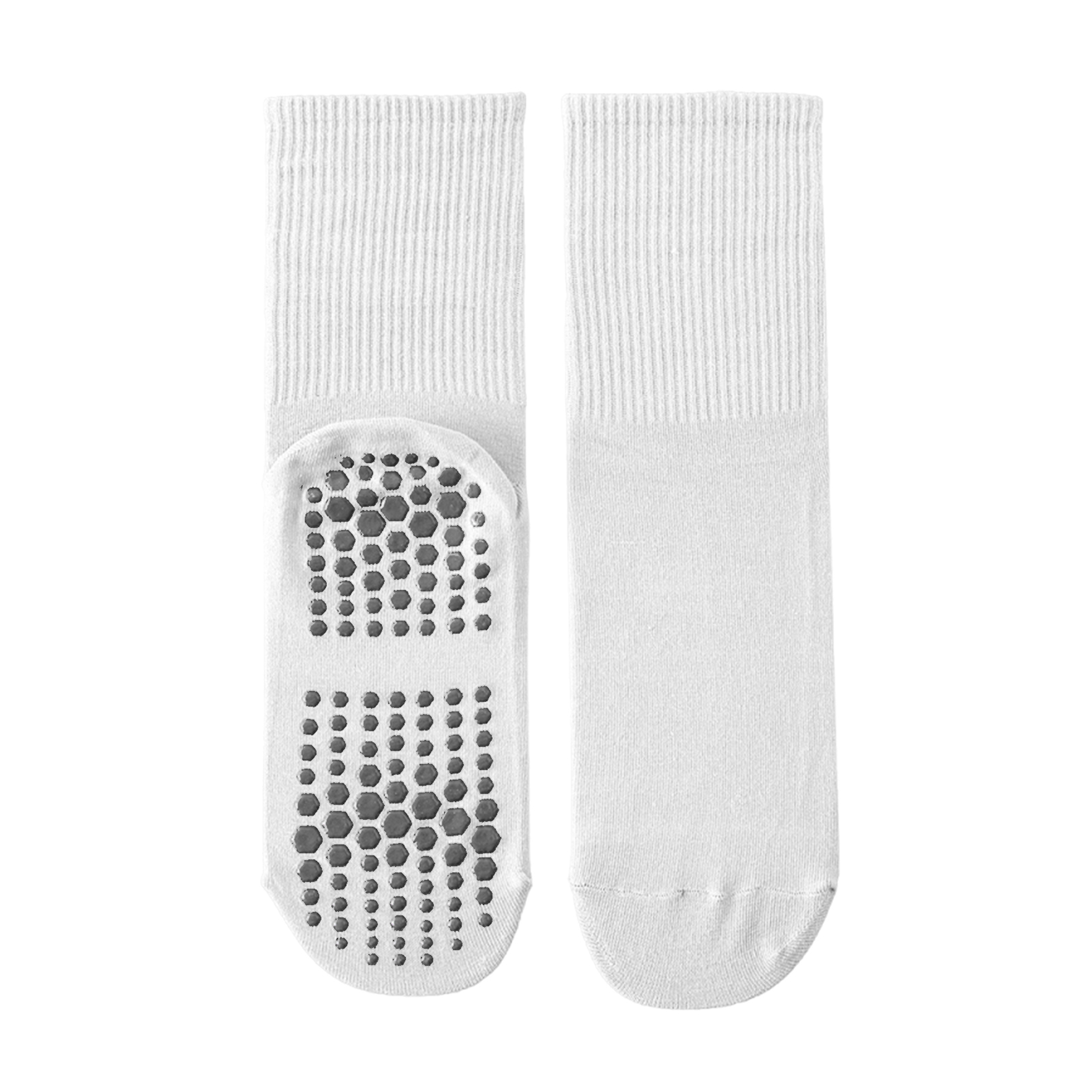 Damen Yoga Socken Rutschfeste Pilates Yoga Kompressionssocken mit Silikonunterseite Winter Beinwärmer: Gold